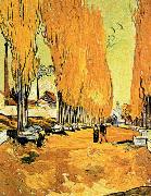 Vincent Van Gogh Les Alicamps oil painting